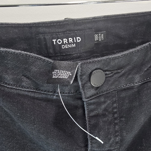 Torrid Womens Plus Size Perfect Skinny Vintage Stretch Mid-Rise Jeans size 18B - Picture 5 of 11